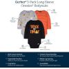 imageGerber unisexbaby 3pack Holiday Longsleeve OnesiesTrick Or Treat