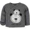 imageGerber unisexbaby Newborn Hospital Outfit Shirt Footed Pant and CapDark Grey Bear