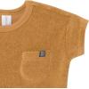 imageModern Moments by Gerber Baby Boys 2Piece Knit Terry Shirt and ShortCinnamon Stripe