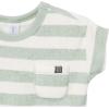 imageModern Moments by Gerber Baby Boys 2Piece Knit Terry Shirt and ShortGreen Stripe