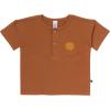 imageModern Moments by Gerber Baby Boys 2piece Henley Top ampamp Short SetMedium Brown