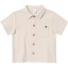 imageModern Moments by Gerber Baby Boys 2piece Resort Shirt ampamp Short SetBeige