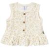 imageModern Moments by Gerber Baby Girls 4pack Peplum Top ampamp Short SetIvory Lemon Vines