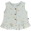 imageModern Moments by Gerber Baby Girls 4pack Peplum Top ampamp Short SetLight Sky OrangesTan