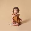 imageModern Moments by Gerber Baby Girls Mini Flutter Sleeve Bubble RomperMedium Brown Sun