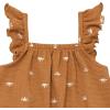imageModern Moments by Gerber Baby Girls Mini Flutter Sleeve Bubble RomperMedium Brown Sun