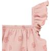 imageModern Moments by Gerber Baby Girls Mini Flutter Sleeve Bubble RomperRose Seashell