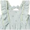 imageModern Moments by Gerber Baby Girls Ruffles Long Leg RomperSky Leaves
