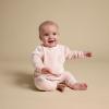 imageModern Moments by Gerber Baby Velour 2Piece Drop Shoulder Top ampamp Pant SetLight Pink