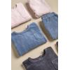 imageModern Moments by Gerber Baby Velour 2Piece Drop Shoulder Top ampamp Pant SetMedium Blue