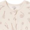 imageModern Moments by Gerber Unisex Baby Viscose 2Pack Footless Tight Fitting PajamasBeige Cowboy