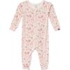 imageModern Moments by Gerber Unisex Baby Viscose 2Pack Footless Tight Fitting PajamasIvory Floral