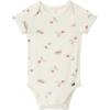 imageModern Moments by Gerber Unisex Baby Viscose 4pack Shortsleeve Bodysuit ampamp Pant SetIvory Pasta Dinner
