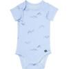imageModern Moments by Gerber Unisex Baby Viscose 4pack Shortsleeve Bodysuit ampamp Pant SetLight Blue Whale