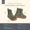 imageModern Moments by Gerber Unisex Child Chelsea Boot with ZipperDark Green