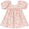 imageModern Moments by Gerber babygirls 2piece Puffed Sleeve Dress ampamp Diaper Cover SetLight Rose Watercolor Floral