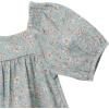 imageModern Moments by Gerber babygirls 2piece Puffed Sleeve Dress ampamp Diaper Cover SetMedium Teal Ditsy