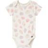 imageModern Moments by Gerber babygirls Viscose 4pack Shortsleeve Bodysuit ampamp Pant SetIvory Seashells