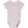 imageModern Moments by Gerber babygirls Viscose 4pack Shortsleeve Bodysuit ampamp Pant SetIvory Seashells