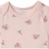 imageModern Moments by Gerber babygirls Viscose 4pack Shortsleeve Bodysuit ampamp Pant SetPink Roses