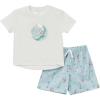 imageGerber Baby Boys 2Piece Pajama Set Sleeve Top ampamp Fleece ShortsSea