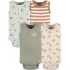 imageGerber Baby Boys MultiPack Sleeveless Onesies BodysuitSea Turtles