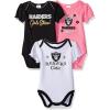 imageGerber Baby Girls NFL Team 3 Pack Short Sleeve Onesie BodysuitAlternate
