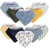 imageGerber Unisex Baby Bandana BibsMulti Blues