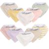 imageGerber Unisex Baby Bandana BibsMulti Pink