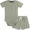 imageGerber Unisex Baby Bodysuit and Short SetOlive