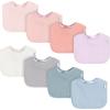imageGerber Unisex Baby Muslin 8 Pack Drooling BibsMulti Girl