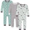 imageGerber UnisexBaby 3Pack Snug Fit Footless OnePiece Cotton PajamasDog