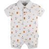 imageGerber babyboys Cotton Polo RomperBarbeque