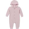 imageGerber babygirls Baby Boys Hooded RomperMauve