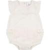 imageGerber babygirls Sleeveless Ruffle RomperIvory