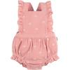 imageGerber babygirls Sleeveless Ruffle RomperSeashell