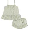 imageGerber babygirls Sleeveless Tunic Top and Diaper Cover SetPears