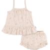 imageGerber babygirls Sleeveless Tunic Top and Diaper Cover SetSeashells