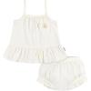 imageGerber babygirls Sleeveless Tunic Top and Diaper Cover SetStripe