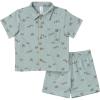 imageModern Moments by Gerber Baby Boys 2piece Resort Shirt ampamp Short SetBlue