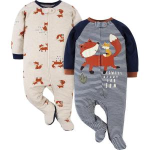 imageGerber Baby Boys 2Pack Sleep N PlayBlue Fox