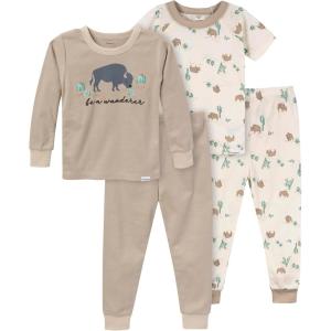 imageGerber Baby Boys 4Piece Pajama SetCloseoutBuffalo