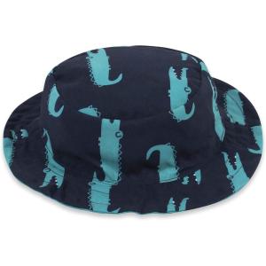 imageGerber Baby Boys Reversible Sun Swim Beach Hat UPF 50 Quick DryAlligator Blue