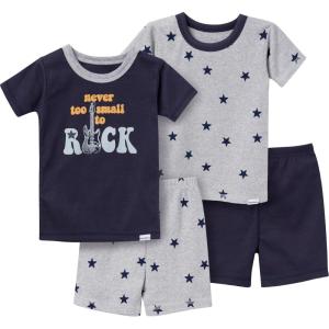 imageGerber Baby Boys Toddler Snug Fit 4Piece Pajama Short SetMusic