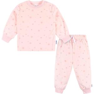imageGerber Baby Girls 2Piece Fleece Pajamas Pants SetPink Stars