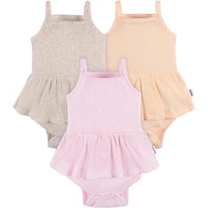 imageGerber Baby Girls MultiPack Sleeveless Onesies BodysuitWinsome Orchid
