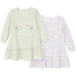 imageGerber Baby Toddler Girls 2Pack Fleece NightgownsFloral