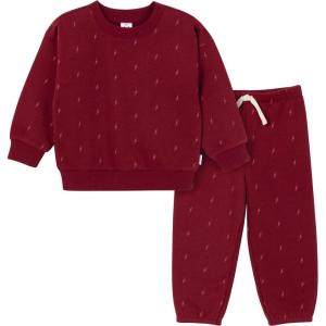 imageGerber Baby ampamp Toddler Boys 2Piece Fleece Sweatshirt and Jogger SetBurg Lighting