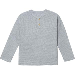 imageGerber Baby and Toddler Boys Henley SweaterGray Heather
