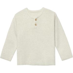 imageGerber Baby and Toddler Boys Henley SweaterOatmeal Heather